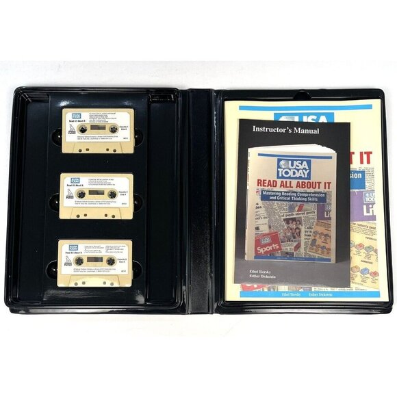 Lot 2 International Herald Tribune USA Today Mastering Reading Cassette Book SET - Picture 3 of 16